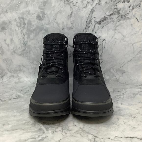 Sorel Sz 11.5 Black/Jet Ankeny II 200g Boots Waterproof Insulated Lace Up P33-10 - Picture 2 of 11